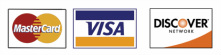 All Major Credit Cards (Visa, MC, Discover, American Express) Accepted